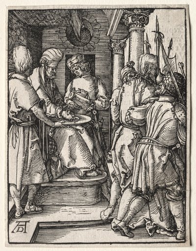 A Pequena Paixão: Pilatos lavando as mãos de Unknown artist