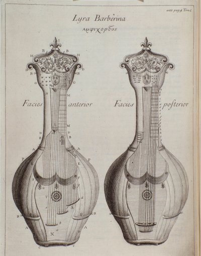 A Lyra Barberina (gravura de Unknown artist