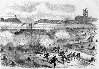 A Comuna de Paris, em 1871. Bombardeamento da Porte d