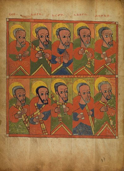 Os profetas e os apóstolos de Unknown artist