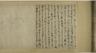 A história de Sugawara no Michizane (Kitano Tenjin Emaki Dankan) de Unknown artist