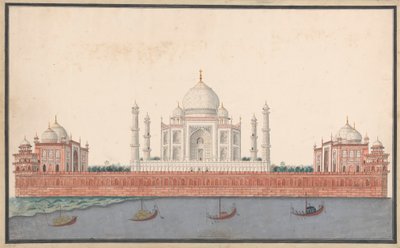 O Taj Mahal do rio de Unknown artist