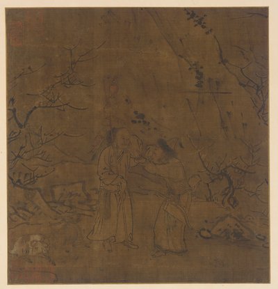 A despedida chorosa de Su Wu e Li Ling de Unknown artist