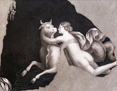 O sequestro da Europa - gravura de Unknown artist