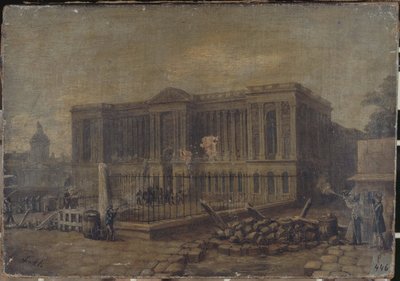 O ataque ao Louvre, 29 de julho de Unknown artist