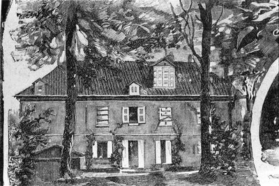A casa de George Sand (Aurore Dupin, Baronne Dudevant) (1804-1876) em Nohant-Vic (Nohant Vic) (36). de Unknown artist