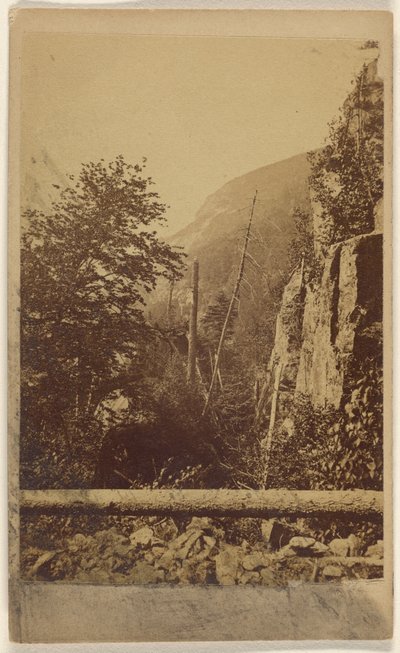 [Vista de uma montanha não identificada em New Hamsphire] de Unknown artist