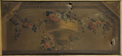 Vaso de flores num nicho. Entre 1769 e 1789 (óleo sobre tela) de Unknown artist