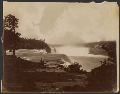 [Vista das Cataratas do Niágara]. de Unknown artist