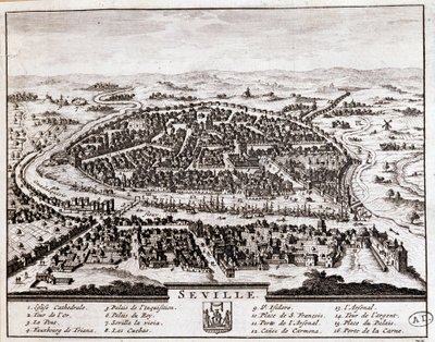 Vista de Sevilha de Unknown artist
