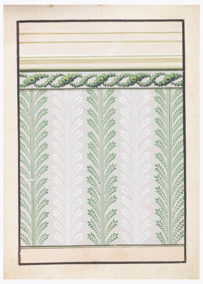 Design de papel de parede de Unknown artist