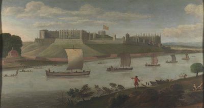 Castelo de Windsor do Banco Buckinghamshire de Unknown artist