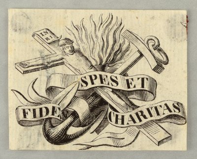 Gravura em madeira. Vinheta. de Unknown artist