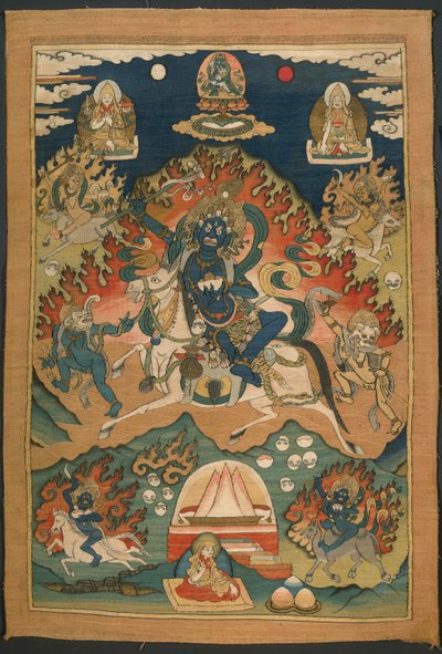 Forma irada da Deusa Saraswati (Magzor Gyalmo) ou Palden Llamo de Unknown artist