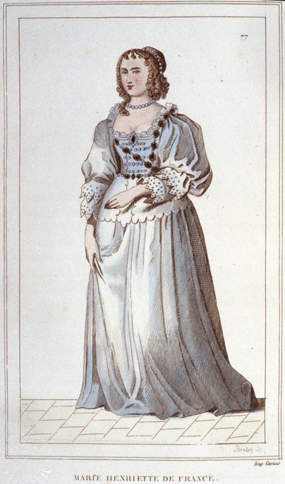 retrato de Henriette-Marie da França. Paris de Unknown artist