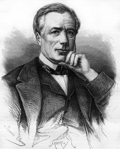 retrato de Xavier Marmier (1809-1892), escritor francês. de Unknown artist