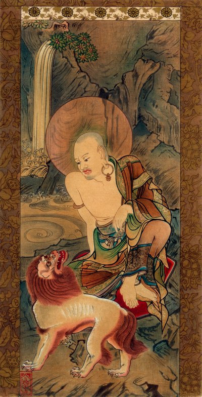Arhat, japonês, final do período Kamakura, século 14 de 1886. de Unknown follower of Ryozen