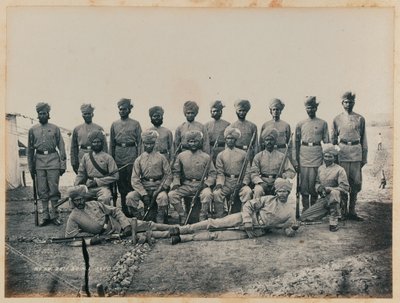 28ª Infantaria Nativa de Bombaim Sepoys de Unknown photographer