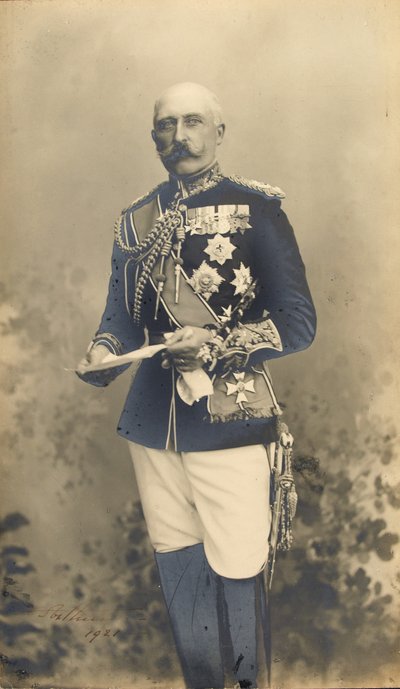 Arthur, Duque de Connaught, Marechal de Campo e Coronel em Chefe, Royal Dublin Fusiliers, 1910 por volta de de Unknown photographer