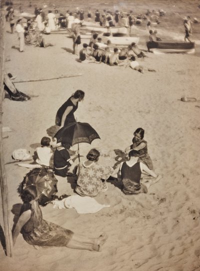 Na praia de Unknown photographer