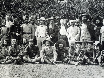 Auguste Pavie (1847-1925), explorador bretão e a missão franco-inglesa do Alto Mekong, em 1895. de Unknown photographer