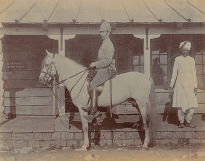 Coronel A M Paterson, comandando o 1º Regimento Bedfordshire de Unknown photographer