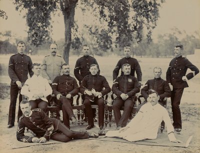 Cabo de C Companhia, 1º Batalhão Regimento de Bedfordshire, 1890 por volta de de Unknown