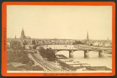 Alemanha, Hesse, Frankfurt am Main e Sachsenhausen, publicado por C. Hertel, Mainz de Unknown photographer
