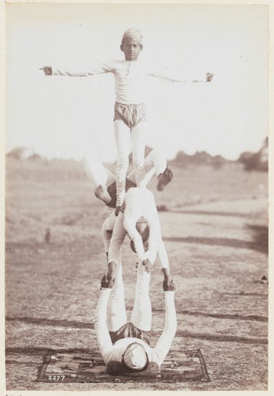 Ginástica no Campo de Exercícios, Delhi de Unknown photographer