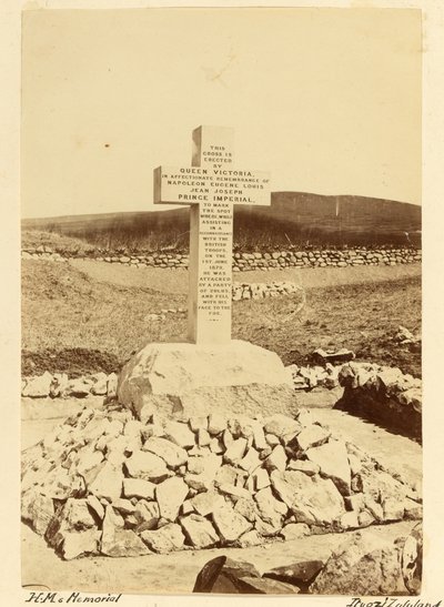 Memorial ao Príncipe Imperial, 1881 de Unknown photographer