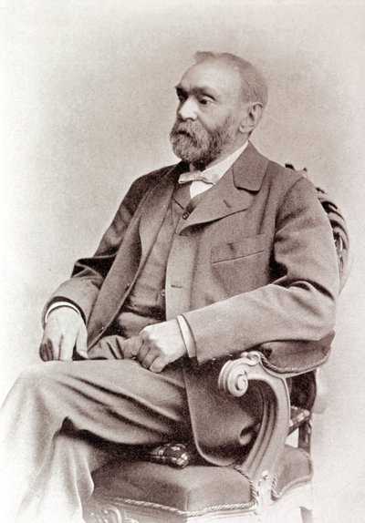 Retrato de Alfred Nobel. Fotografia. Século XIX. de Unknown photographer