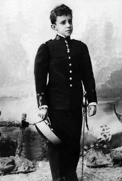 Retrato de Alfonso Leon Ferdinand de Bourbon (1886-1941), conhecido como Alfonso XIII, Rei de Espanha. de Unknown photographer