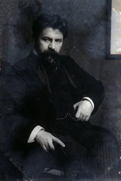 Retrato de Arthur Nikisch (foto a p/b) de Unknown photographer
