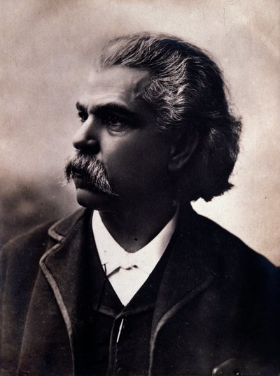 Retrato de Carlos Andrea Gomes (Gomez) (1836-1896) compositor brasileiro Fotografia. Século XIX. Bolonha, Museo civico Museo de Unknown photographer