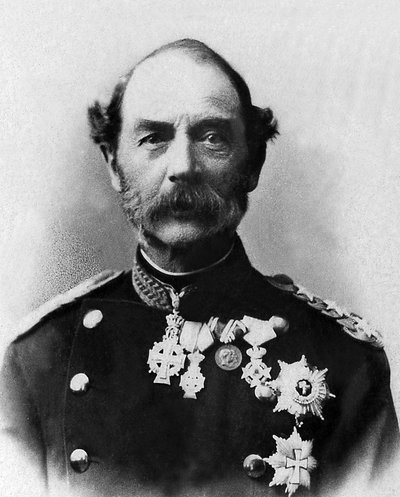 Retrato de Christian IX, Rei da Dinamarca (1818-1906). de Unknown photographer