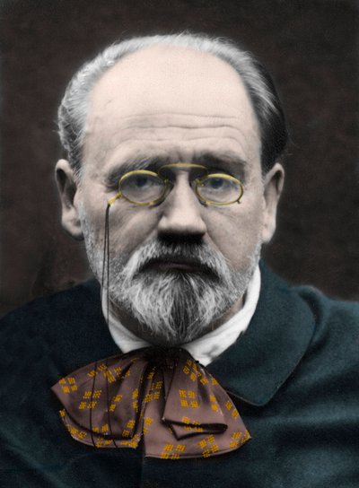Retrato de Emile Zola 1890s. de Unknown photographer