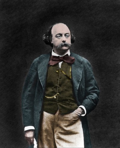 Retrato do escritor inglês Gustave Flaubert (1821-1880) de Unknown photographer