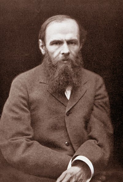 Retrato de Fedor Dostoevsky (1821 - 1881). de Unknown photographer
