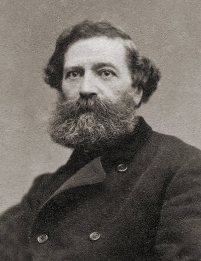 Retrato de Felix Pyat (1810-1889) Escritor, jornalista e político francês de Unknown photographer