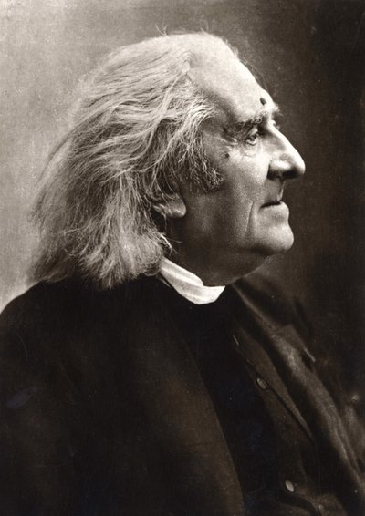 Retrato de Franz Liszt (1811-1886), compositor e pianista húngaro. de Unknown photographer