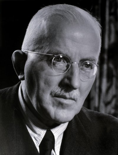 Retrato de Hermann Staudinger (foto) de Unknown photographer