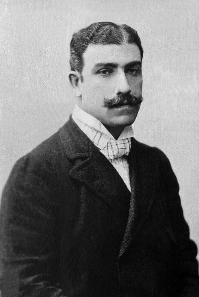 Retrato de Lucien Germain Guitry (1860-1925), ator francês. de Unknown photographer