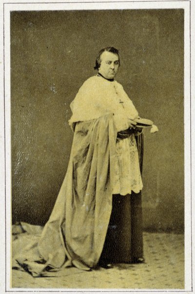 Retrato de Monseigneur Lavigerie (1825 - 1892) em 1869 de Unknown photographer