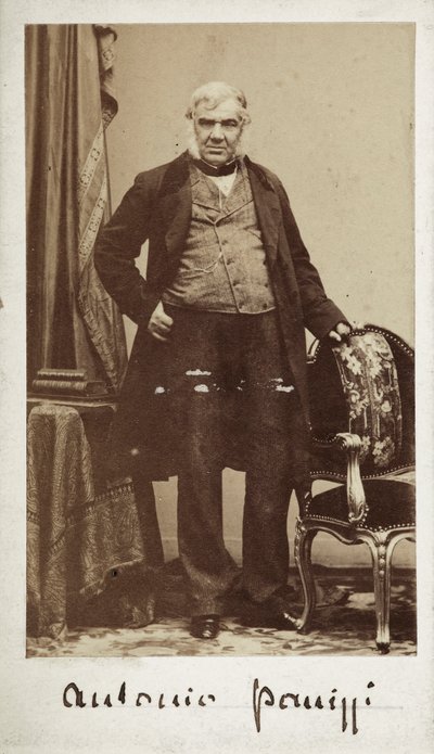 Retrato do Senador Antonio Panizzi (1797-1879) Diretor da Biblioteca do Museu Britânico de Unknown photographer