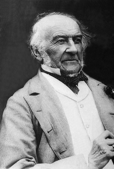 Retrato de William Ewart Gladstone (1809-1898), primeiro-ministro e político britânico. de Unknown photographer