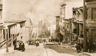 Terramoto e incêndio em São Francisco de Unknown photographer