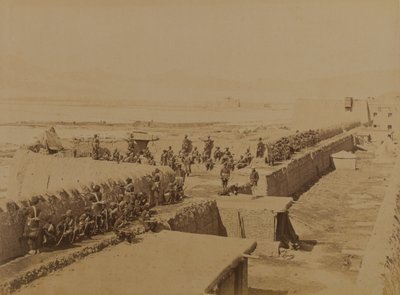 Strongpoint, Kabul 1879 (foto a p/b) de Unknown photographer
