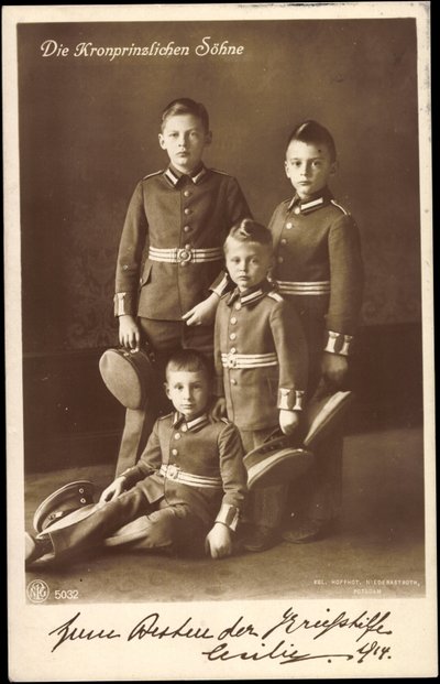 Filhos da Princesa Herdeira, Prússia, NPG 5032 de Unknown photographer