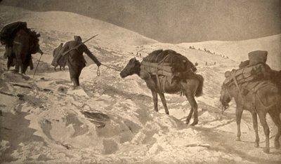 As posições francesa e italiana têm mais de 2 metros de neve acima do nível do mar de Unknown photographer