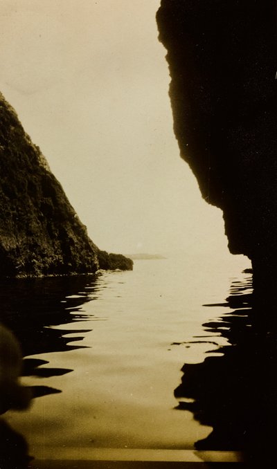 A gruta Azzurra em Porto Ercole de Unknown photographer